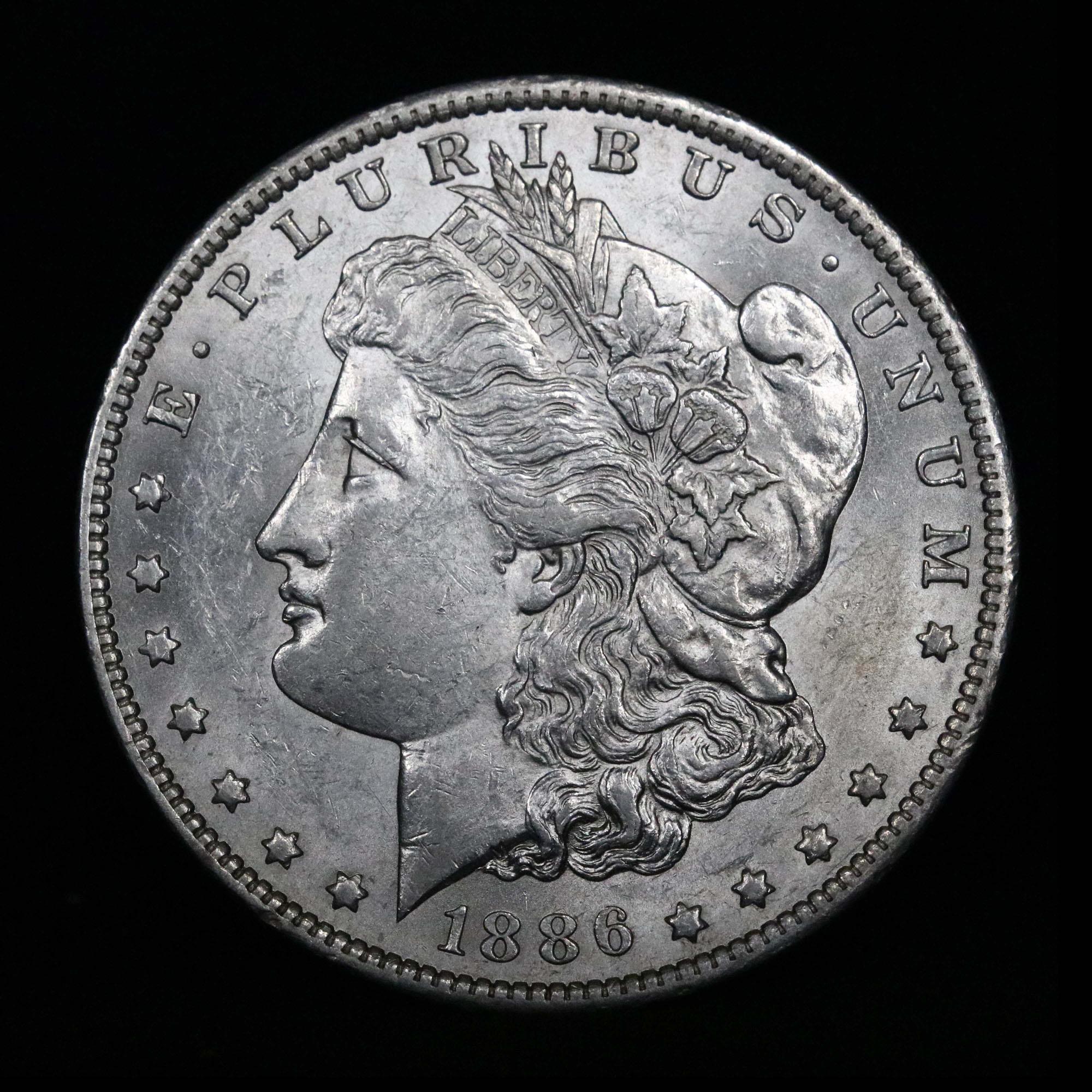 ***Auction Highlight*** 1886-o Morgan Dollar $1 Graded Select+ Unc By USCG (fc)