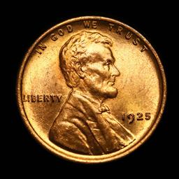 1925-p Lincoln Cent 1c Grades GEM Unc RD