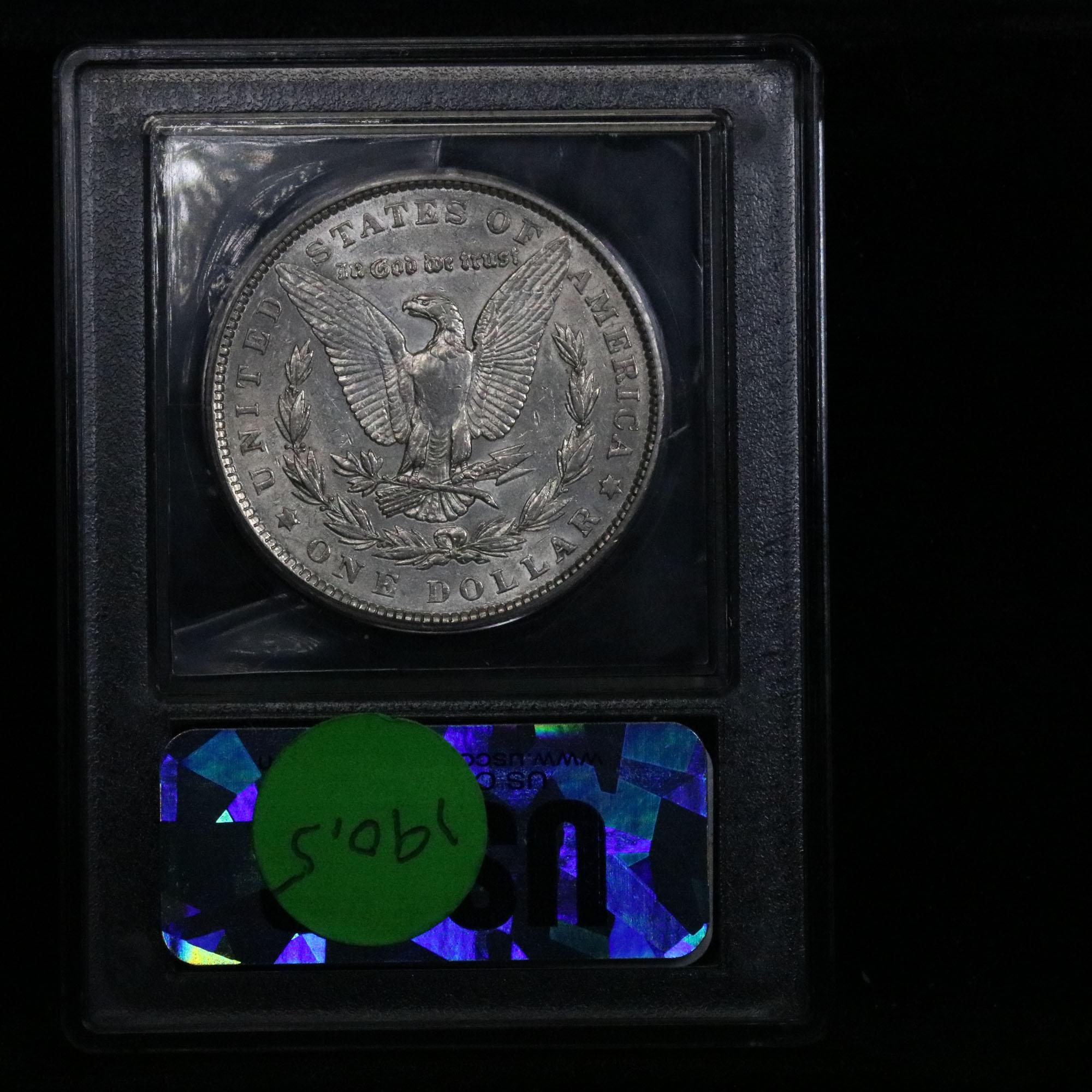 ***Auction Highlight*** 1901-p Morgan Dollar $1 Graded Select Unc by USCG (fc)