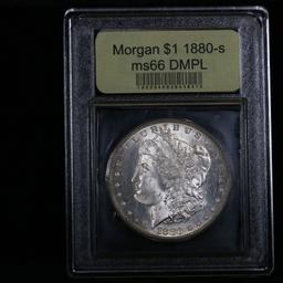 ***Auction Highlight*** 1880-s Morgan Dollar $1 Graded GEM+ UNC DMPL by USCG (fc)