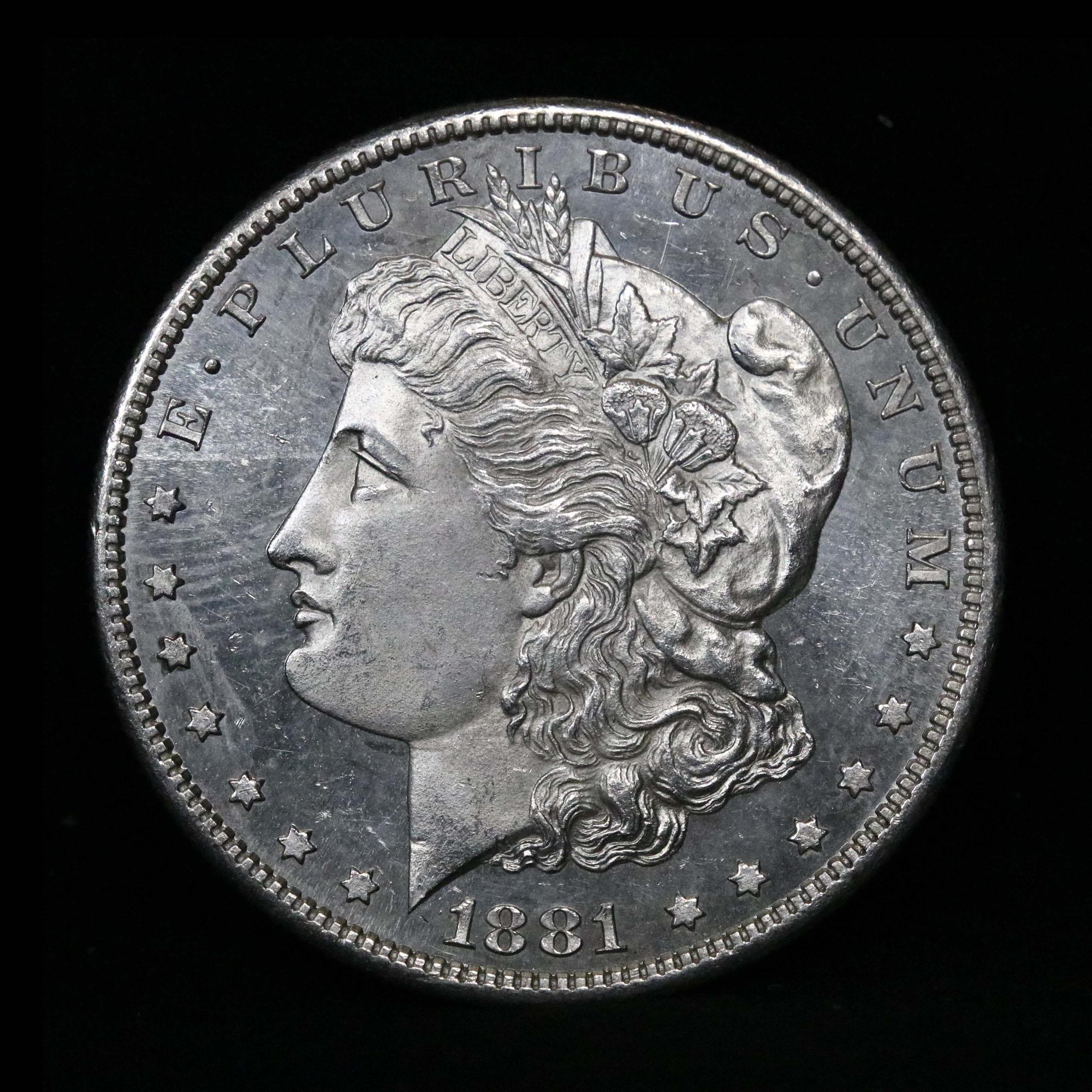 ***Auction Highlight*** 1881-s Morgan Dollar $1 Graded GEM++ DMPL by USCG (fc)