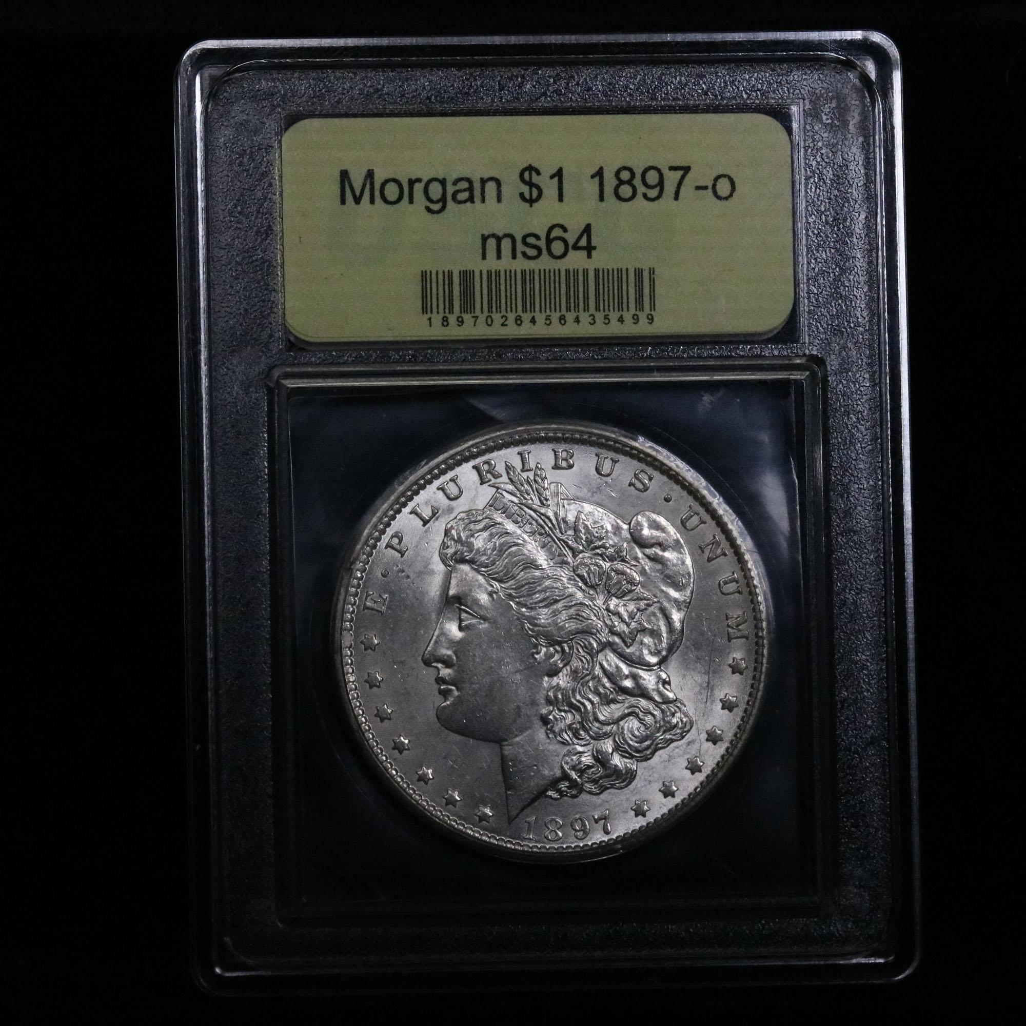 ***Auction Highlight*** 1897-o Morgan Dollar $1 Graded Choice Unc by USCG (fc)