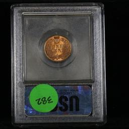 ***Auction Highlight*** 1907 Indian Cent 1c Graded GEM+ Unc RD by USCG (fc)