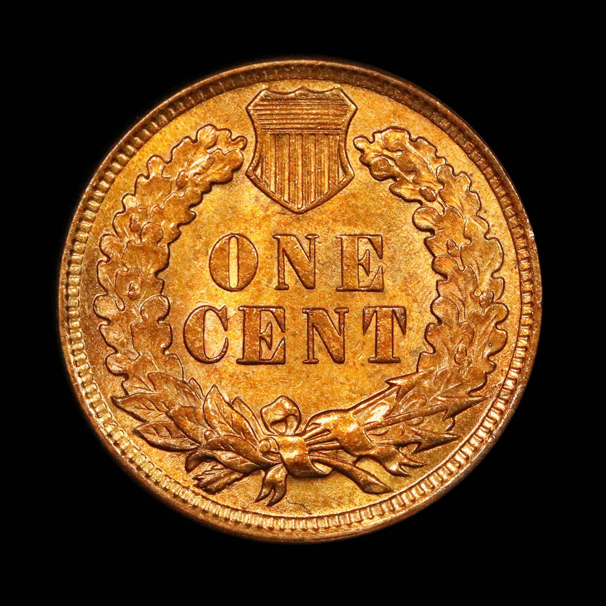 ***Auction Highlight*** 1907 Indian Cent 1c Graded GEM+ Unc RD by USCG (fc)