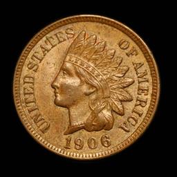 1906 Indian Cent 1c Grades Choice Unc BN