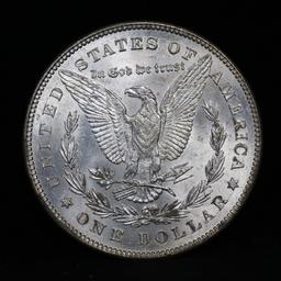 ***Auction Highlight*** 1878-p 7tf Morgan Dollar $1 Graded Choice+ Unc by USCG (fc)