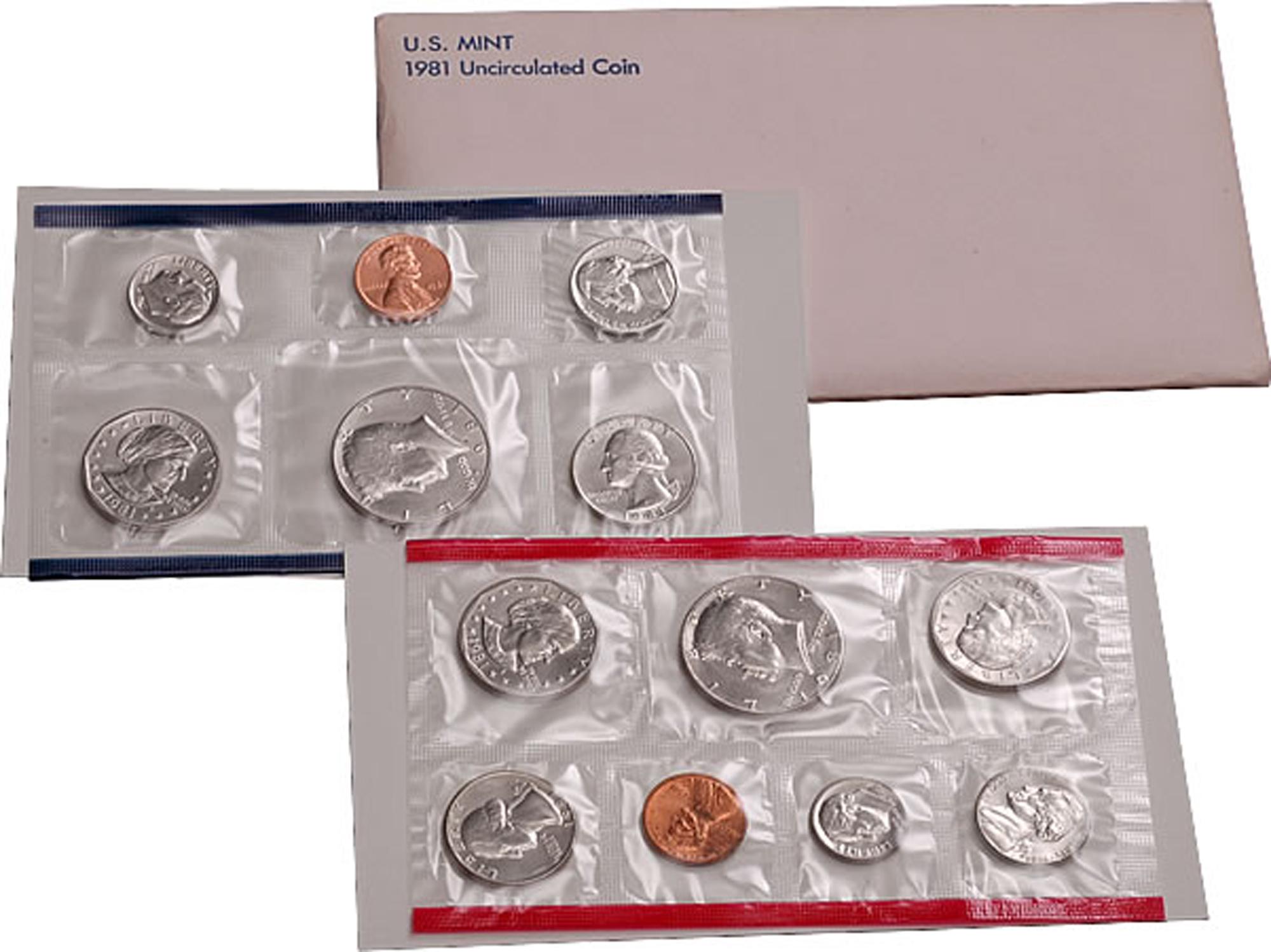 1981 United States Mint Set in the original packaging