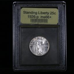 ***Auction Highlight*** 1926-p Standing Liberty Quarter 25c Graded GEM++ Unc by USCG (fc)