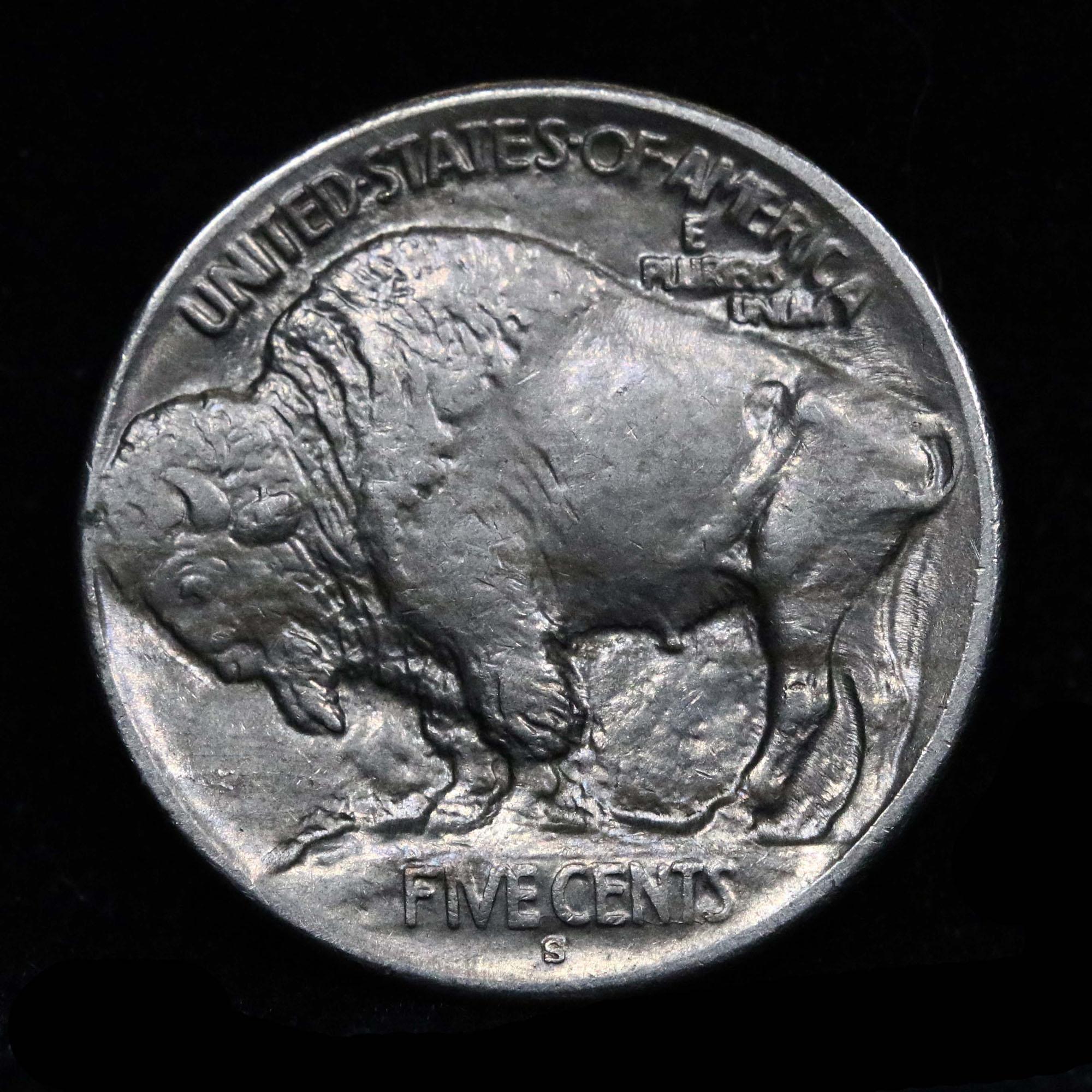 1913-s Ty I Buffalo Nickel 5c Grades Choice Unc (fc)