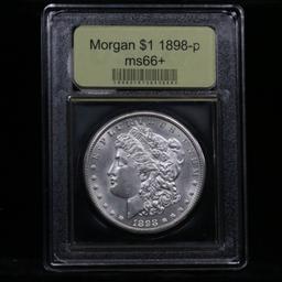 ***Auction Highlight*** 1898-p Morgan Dollar $1 Graded GEM++ Unc by USCG (fc)