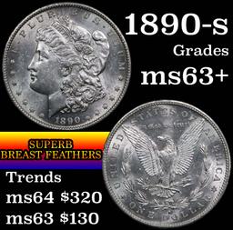 1890-s Morgan Dollar $1 Grades Select+ Unc