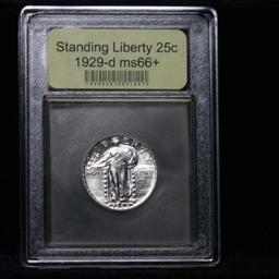 ***Auction Highlight*** 1929-d Standing Liberty Quarter 25c Graded GEM++ Unc by USCG (fc)