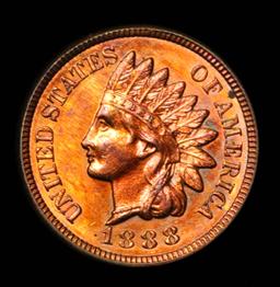 ***Auction Highlight*** 1888 Indian Cent 1c Graded Choice Unc RD by USCG (fc)