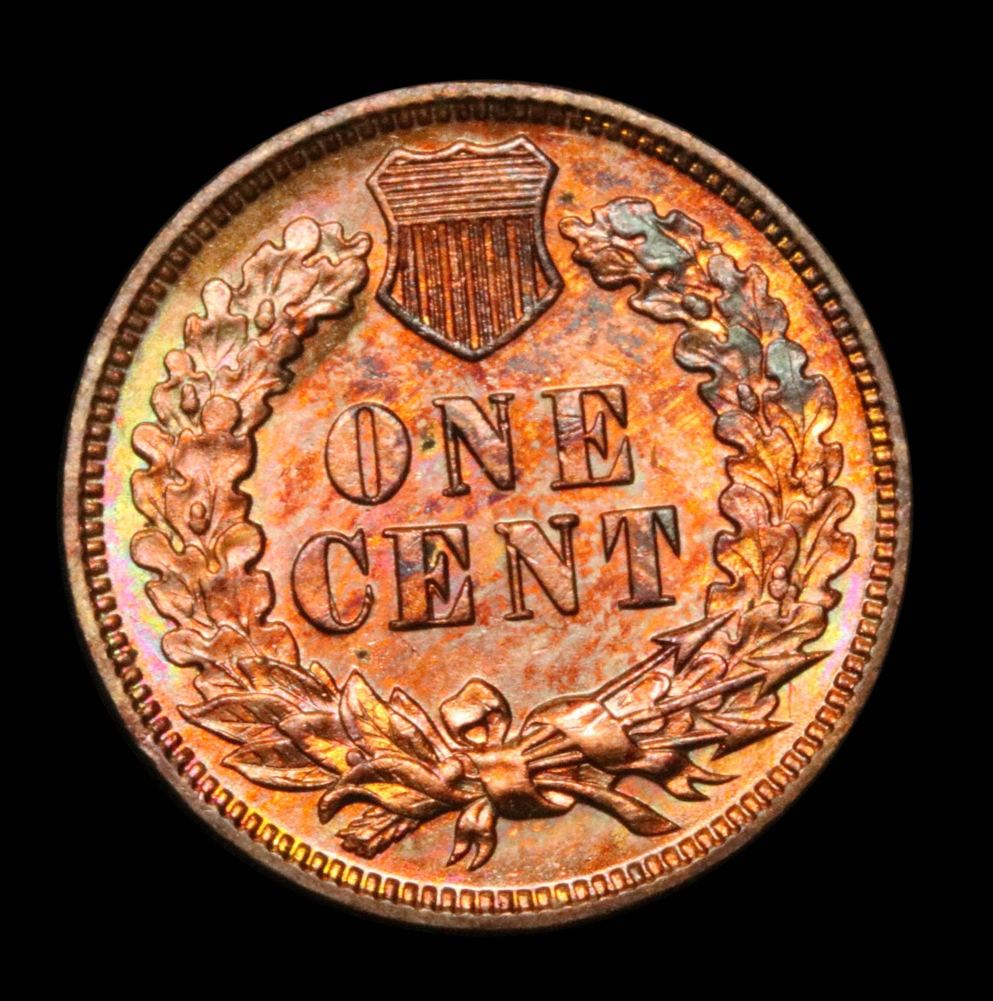 ***Auction Highlight*** 1888 Indian Cent 1c Graded Choice Unc RD by USCG (fc)