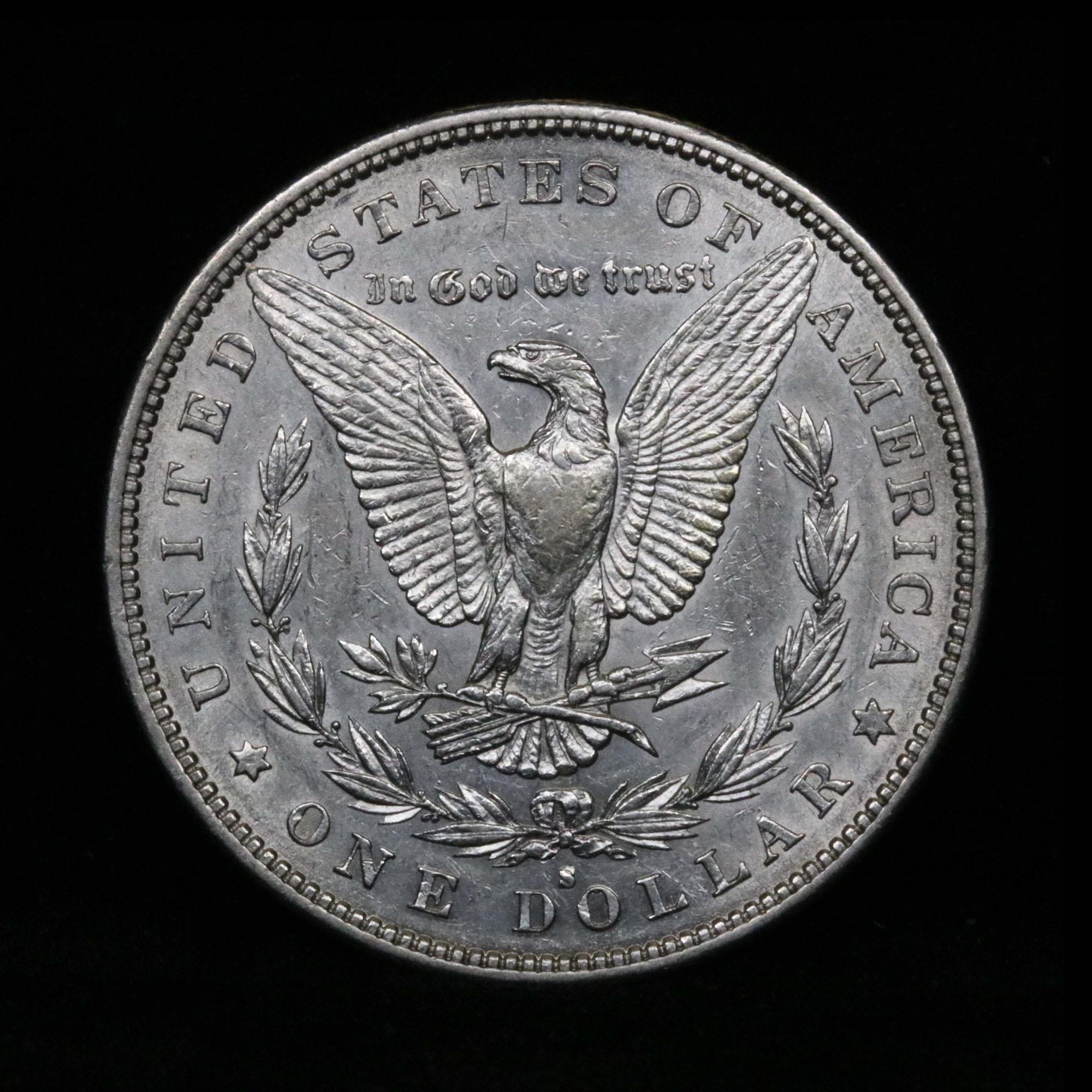 ***Auction Highlight*** 1884-s Morgan Dollar $1 Graded Select Unc by USCG (fc)