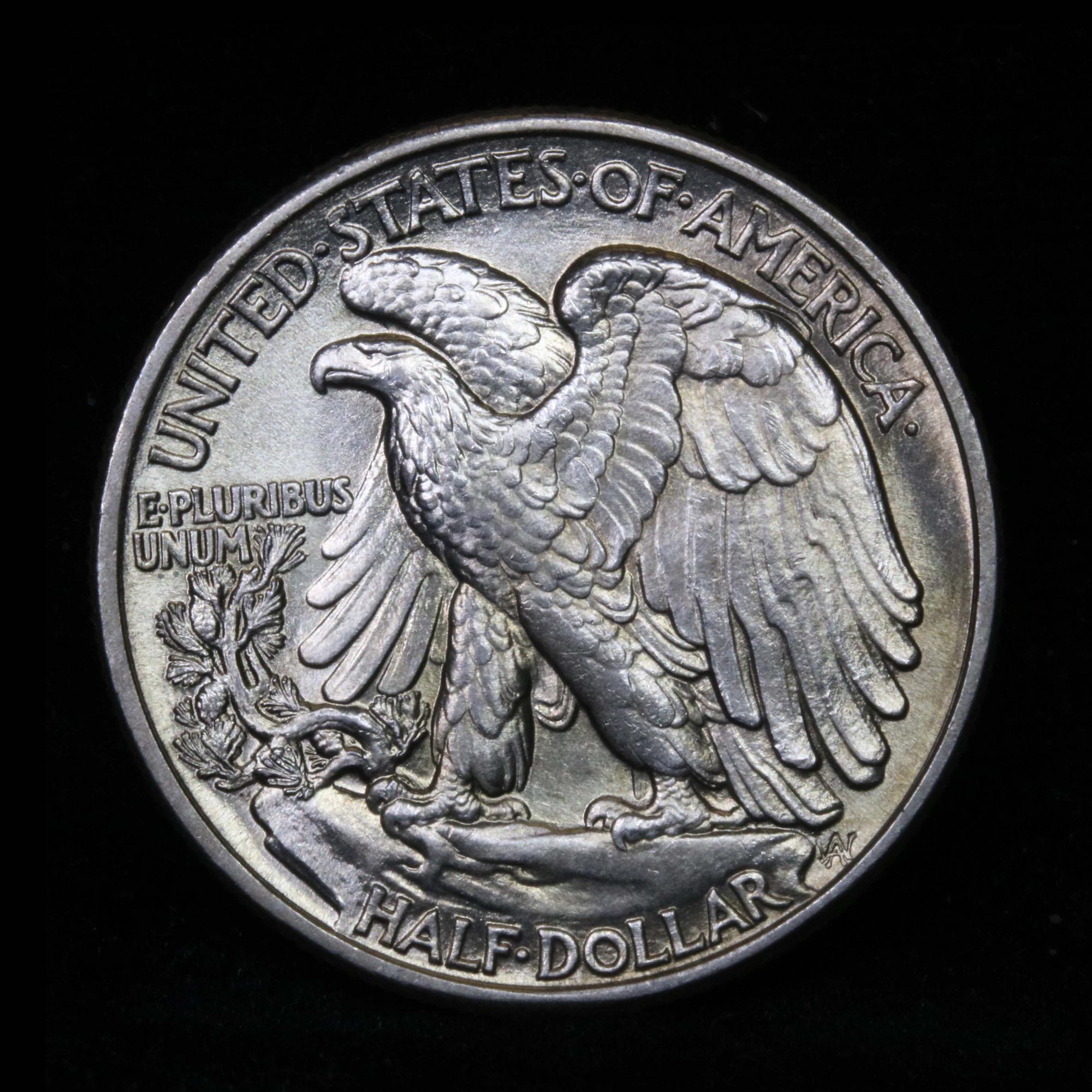 1943-p Walking Liberty Half Dollar 50c Grades GEM Unc