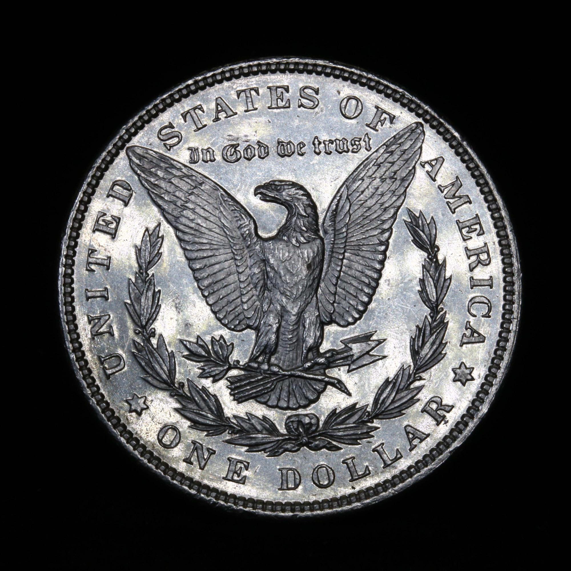 ***Auction Highlight*** 1896-p Morgan Dollar $1 Graded GEM+ DMPL by USCG (fc)