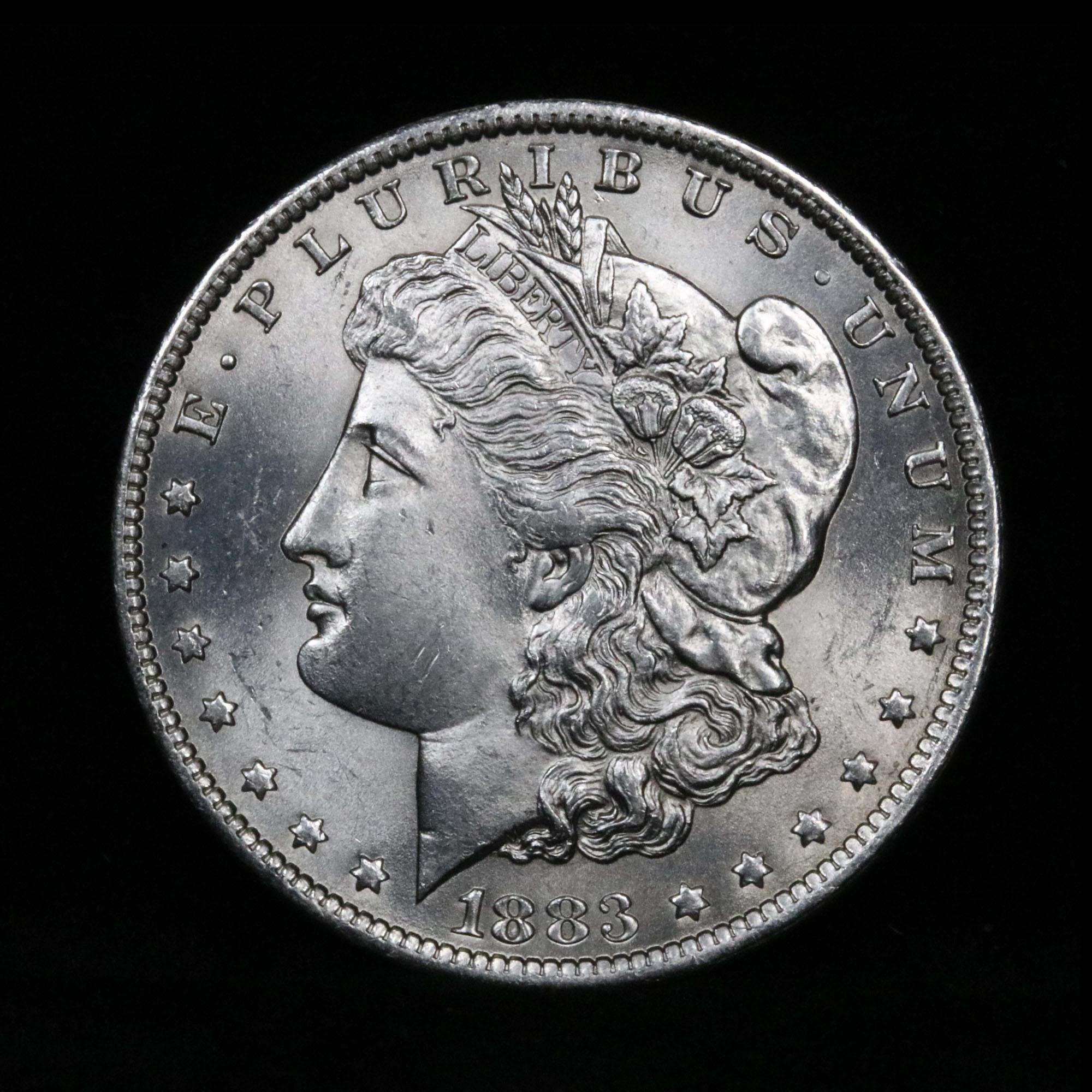 ***Auction Highlight*** 1883-o Morgan Dollar $1 Graded GEM++ Unc by USCG (fc)