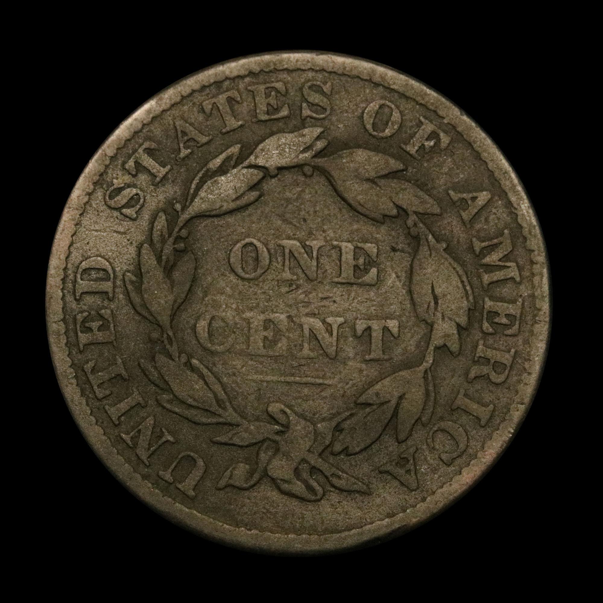 1835 Coronet Head Large Cent 1c Grades vf, very fine