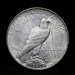 1922-p Peace Dollar $1 Grades BU+