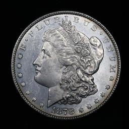 ***Auction Highlight*** 1878-p 8tf Morgan Dollar $1 Graded Choice Unc by USCG (fc)