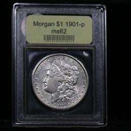 ***Auction Highlight*** 1901-p Morgan Dollar $1 Graded Select Unc by USCG (fc)