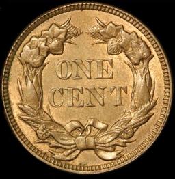 ***Auction Highlight*** 1857 Flying Eagle Cent 1c Graded Choice+ Unc By USCG (fc)