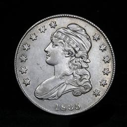 1835 Capped Bust Half Dollar 50c Grades Choice AU