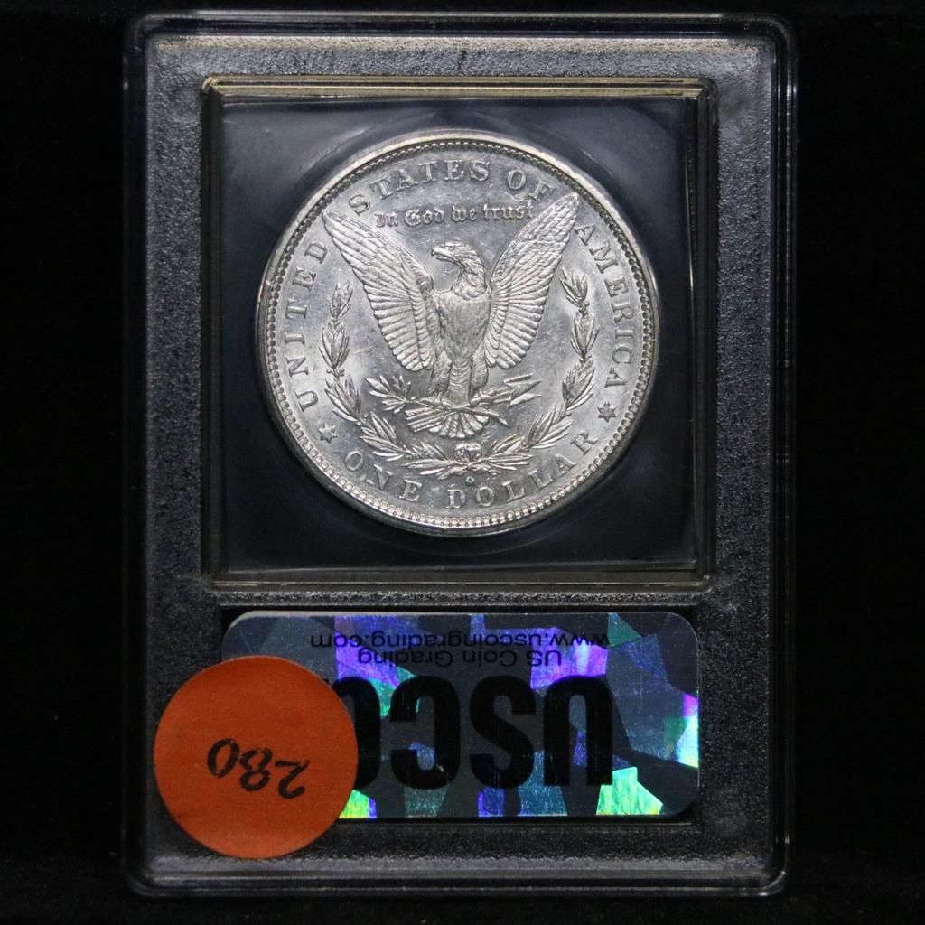 ***Auction Highlight*** 1882-o/s Top 100 Vam 4 Morgan Dollar $1 Graded Select Unc by USCG (fc)