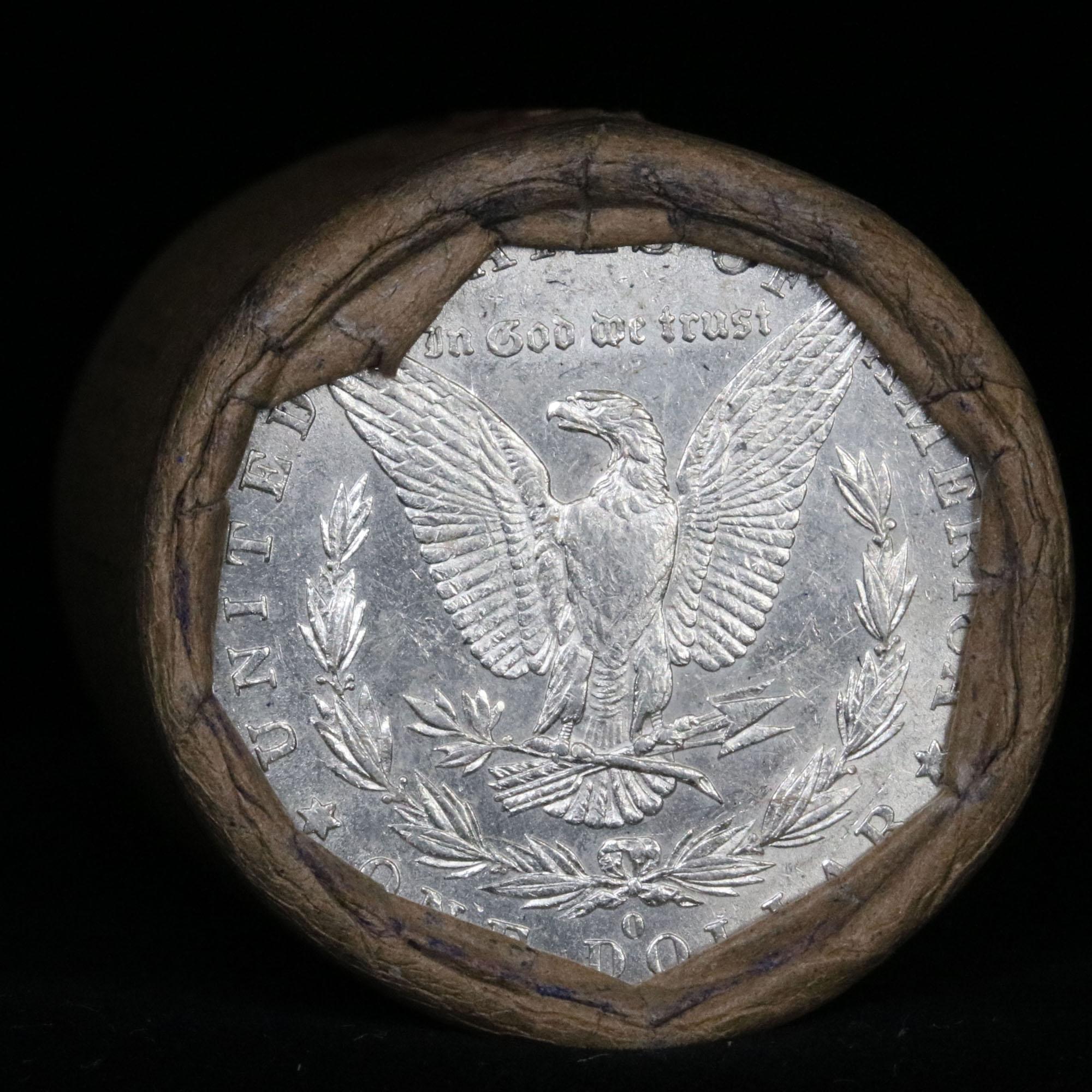 ***Auction Highlight*** Morgan dollar roll ends 1895 & 'o', Better than average circ (fc)