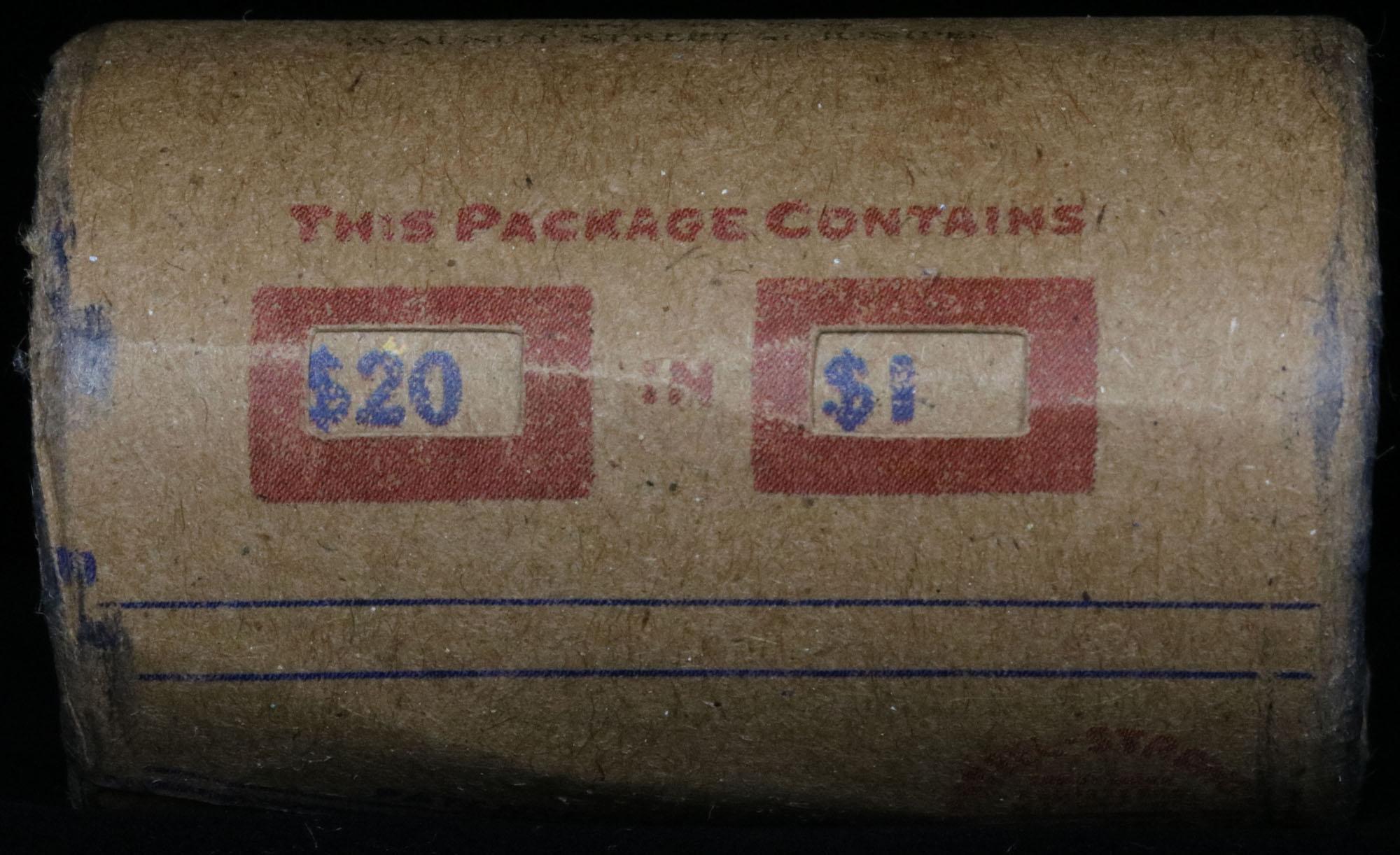 ***Auction Highlight*** Incredible Find, Unc Morgan $1 Shotgun Roll w/1879 & cc mint ends  (fc)