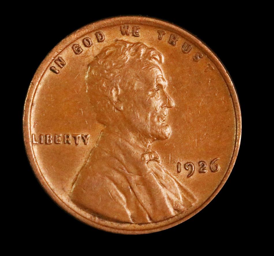 1926-p Lincoln Cent 1c Grades Choice AU/BU Slider