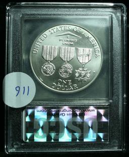 1994-w Vietnam Modern Commem Dollar $1 Graded GEM++, Perfection By USCG