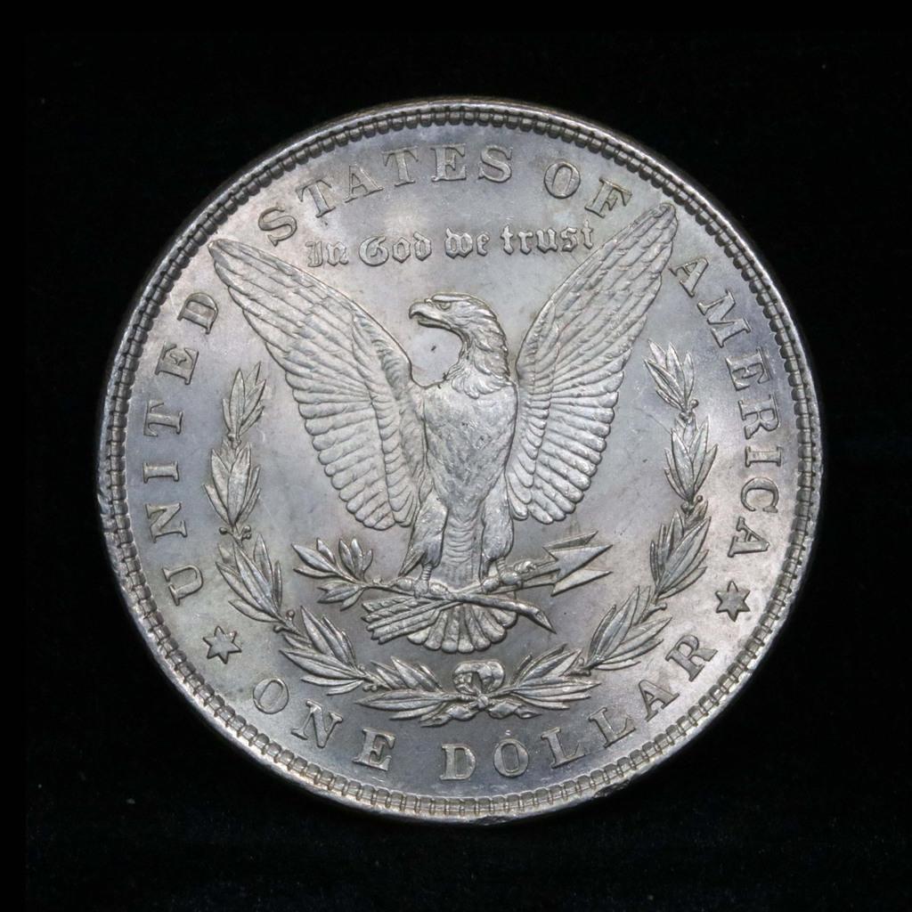 ***Auction Highlight*** 1878-p Rev '79 Morgan Dollar $1 Graded GEM+ Unc by USCG (fc)