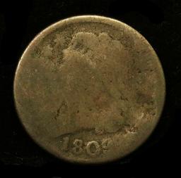 1809 Classic Head half cent 1/2c Grades g, good