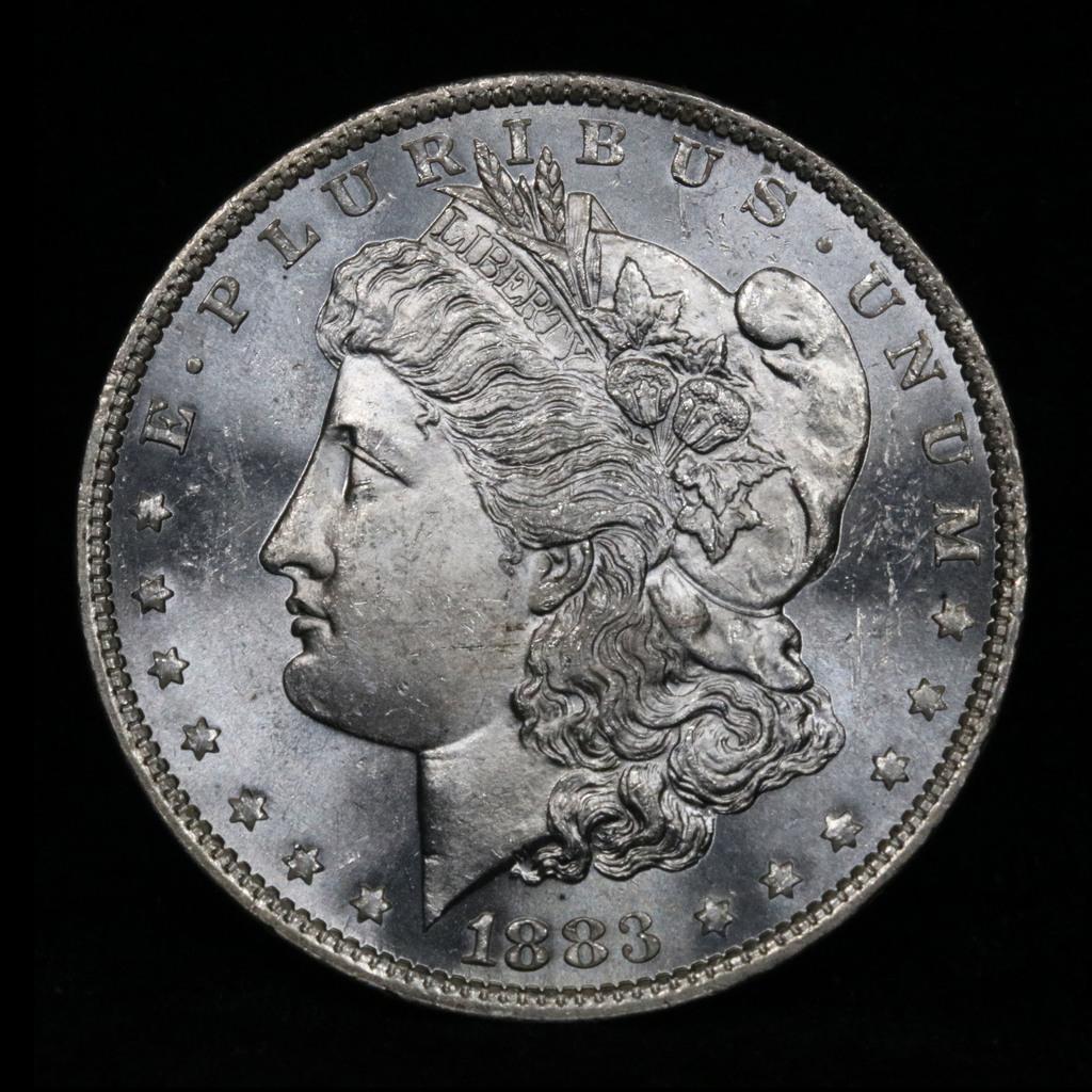 1883-o Morgan Dollar $1 Grades Choice Unc PL