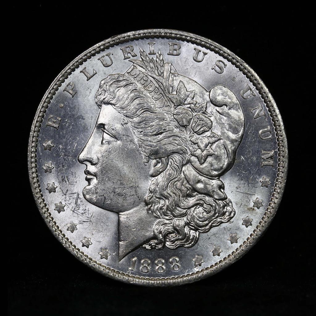 1888-o Morgan Dollar $1 Grades Choice Unc