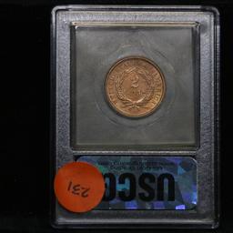 ***Auction Highlight*** 1864 Two Cent Piece 2c Graded Select+ Unc RD by USCG (fc)