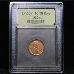 ***Auction Highlight*** 1915-s Lincoln Cent 1c Graded GEM Unc RD by USCG (fc)