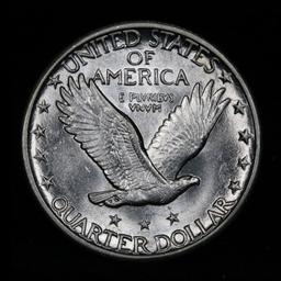 1926-p Standing Liberty Quarter 25c Grades Choice+ Unc (fc)