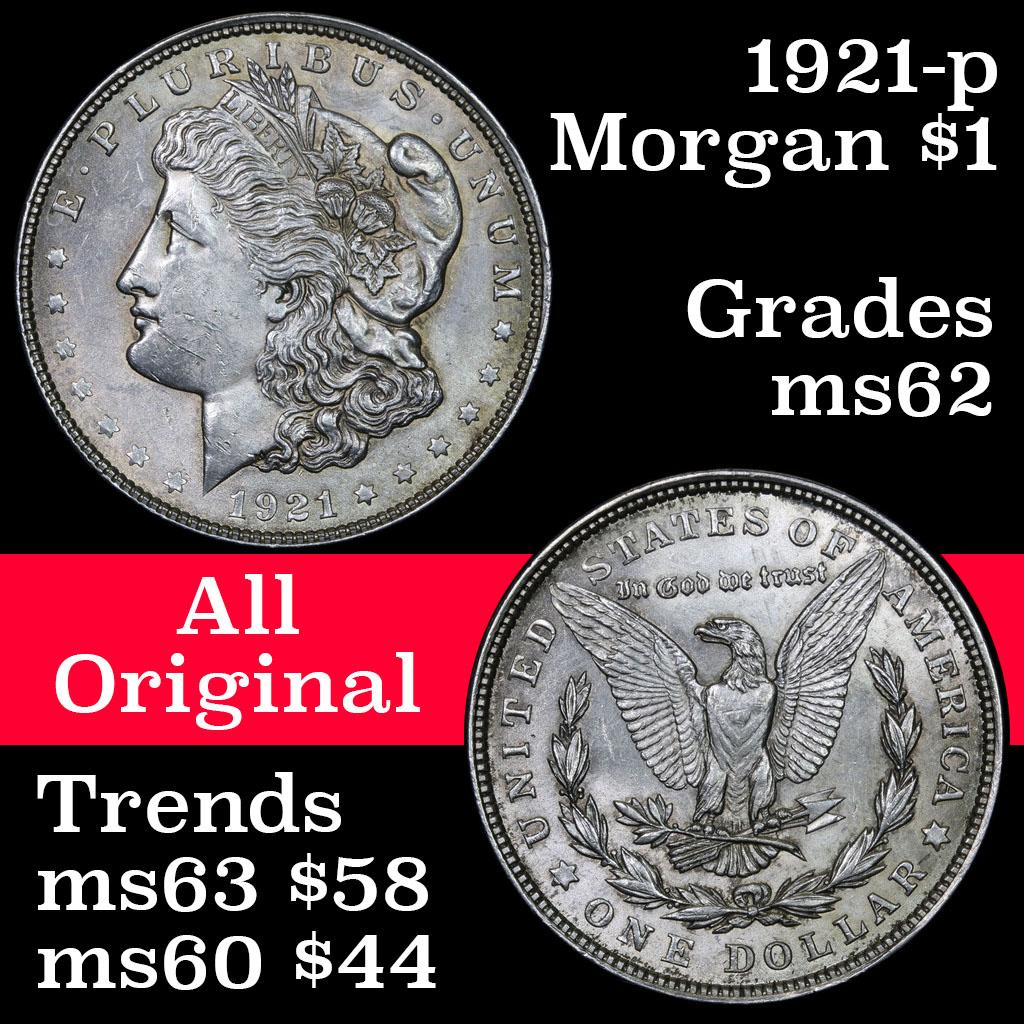 1921-p Morgan Dollar $1 Grades Select Unc