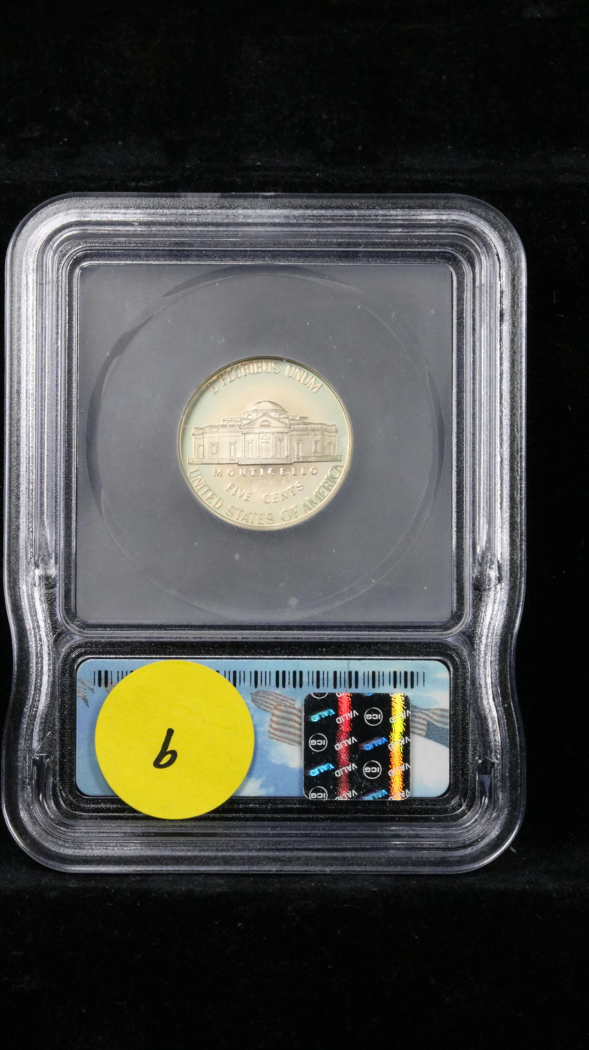 2009-s Jefferson Nickel 5c Graded pr70 dcam By ICG