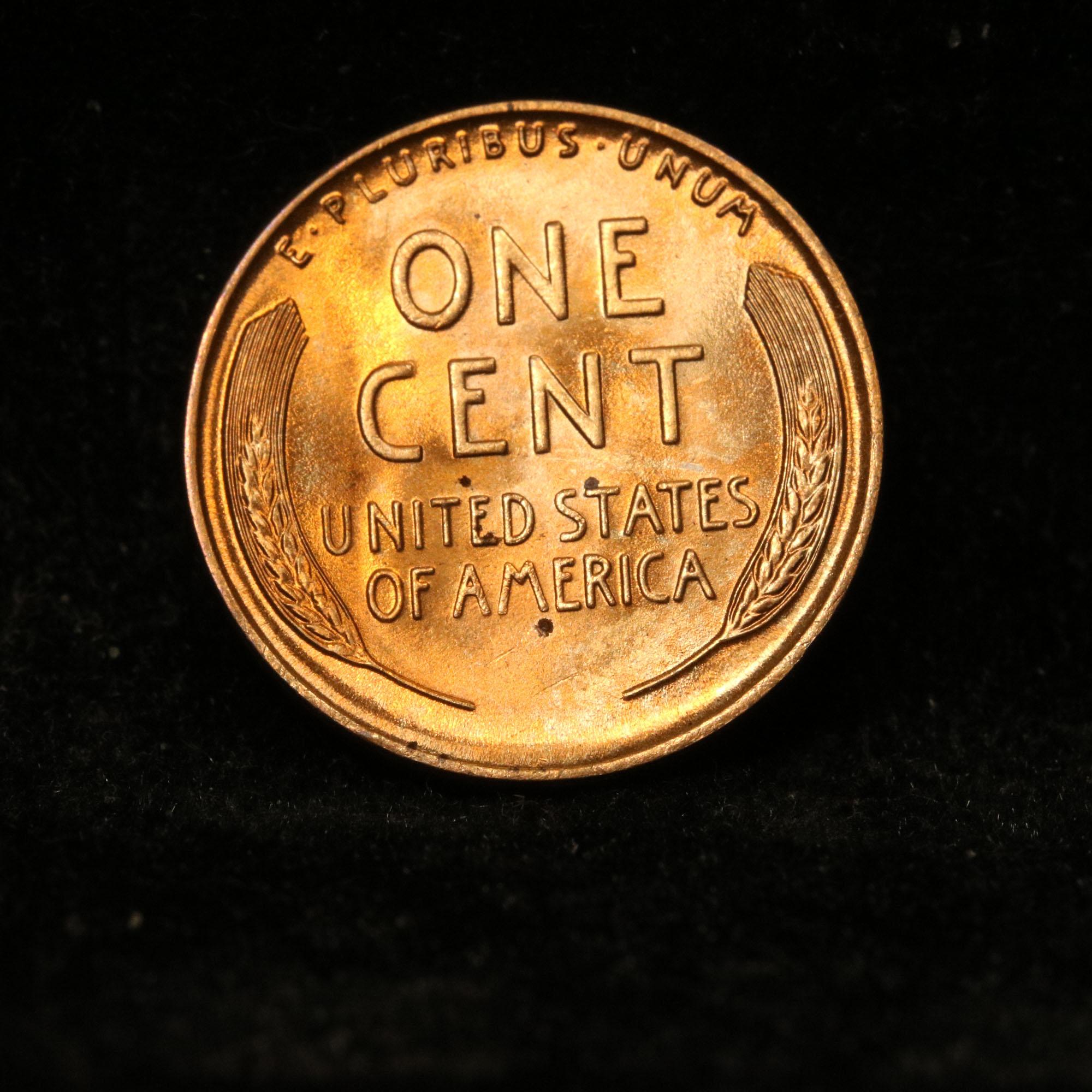 1939-p Lincoln Cent 1c Grades GEM++ Unc RD