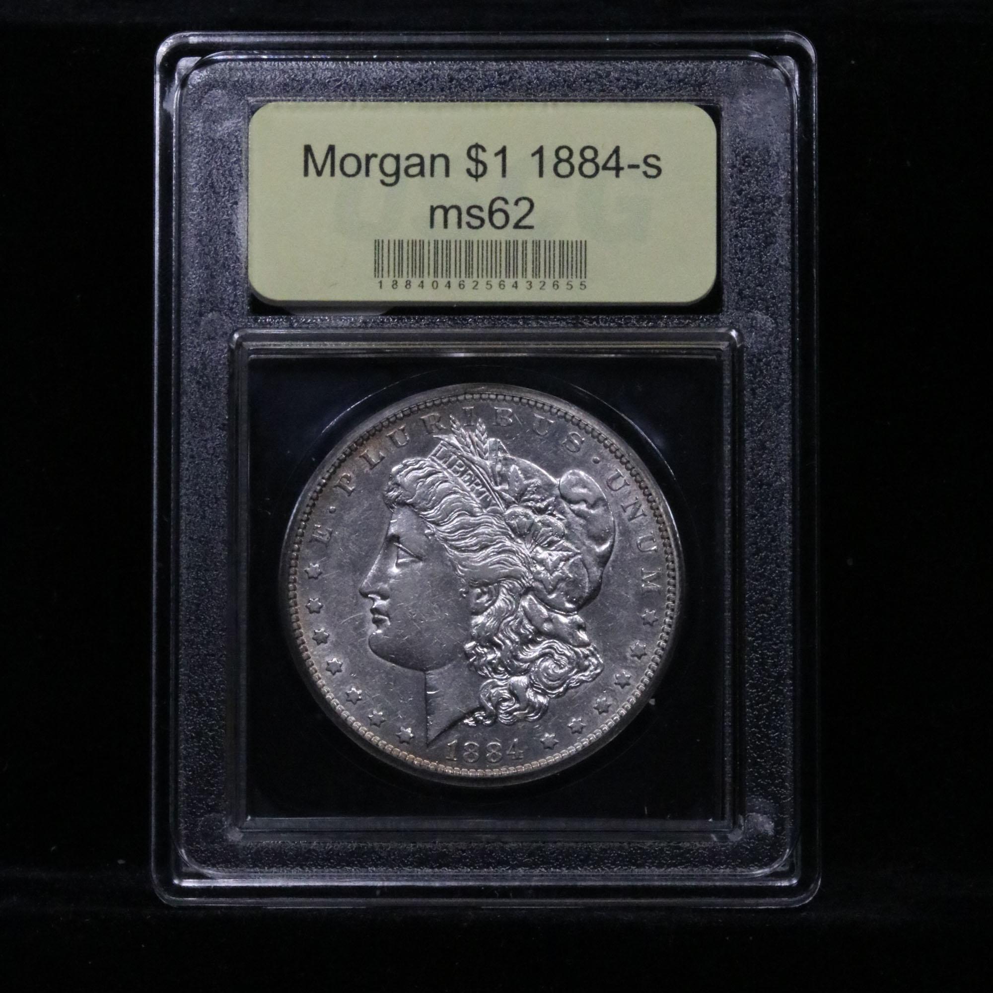 ***Auction Highlight*** 1884-s Morgan Dollar $1 Graded Select Unc by USCG (fc)