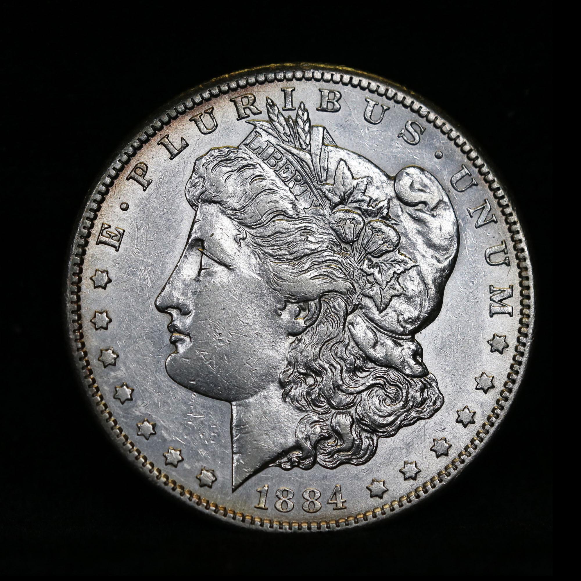 ***Auction Highlight*** 1884-s Morgan Dollar $1 Graded Select Unc by USCG (fc)