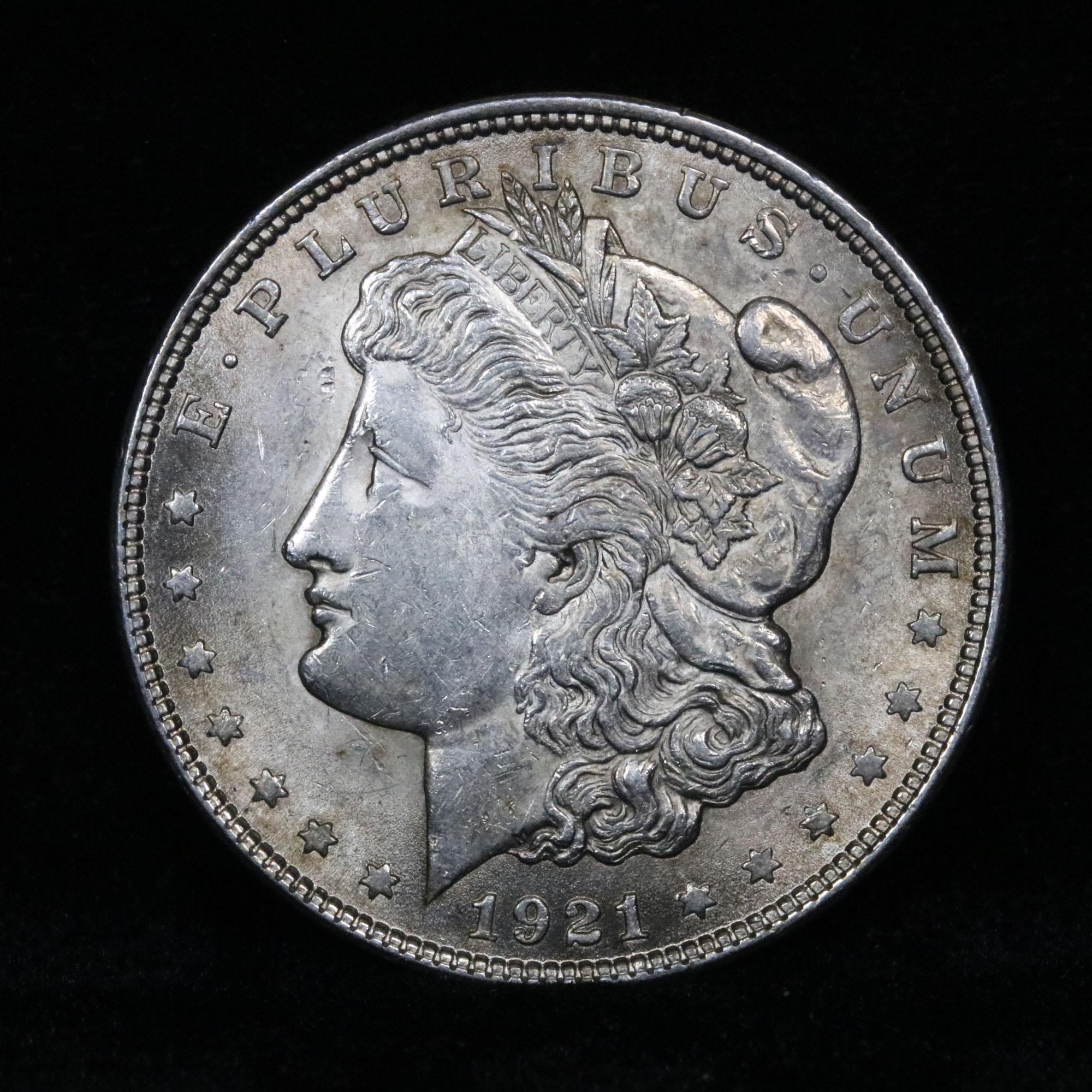 1921-p Morgan Dollar $1 Grades Select Unc