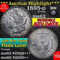 ***Auction Highlight*** 1895-o Morgan Dollar $1 Graded Select Unc by USCG (fc)