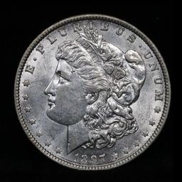 ***Auction Highlight*** 1897-o Morgan Dollar $1 Graded Select+ Unc by USCG (fc)