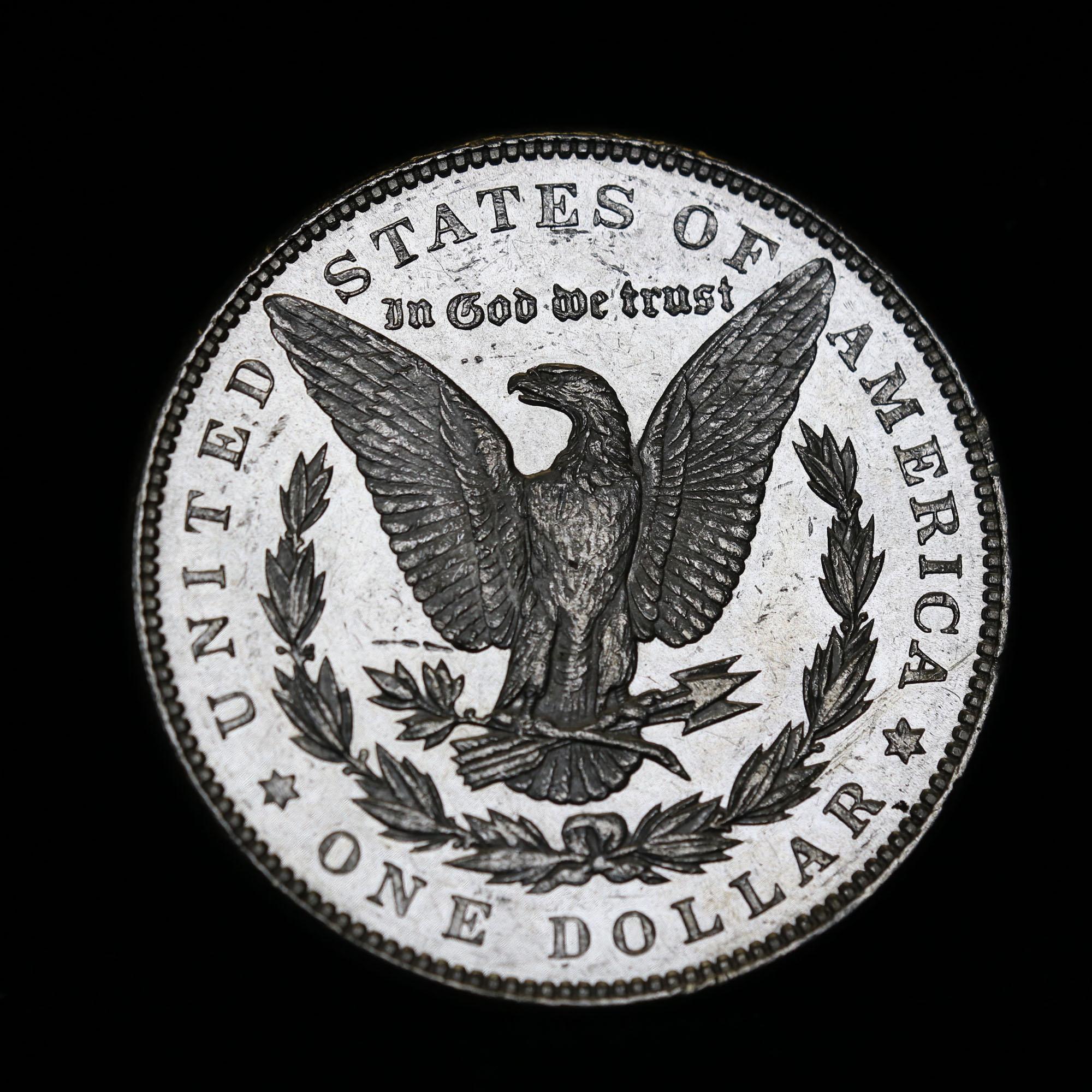 ***Auction Highlight*** 1886-p Morgan Dollar $1 Graded GEM+ DMPL by USCG (fc)