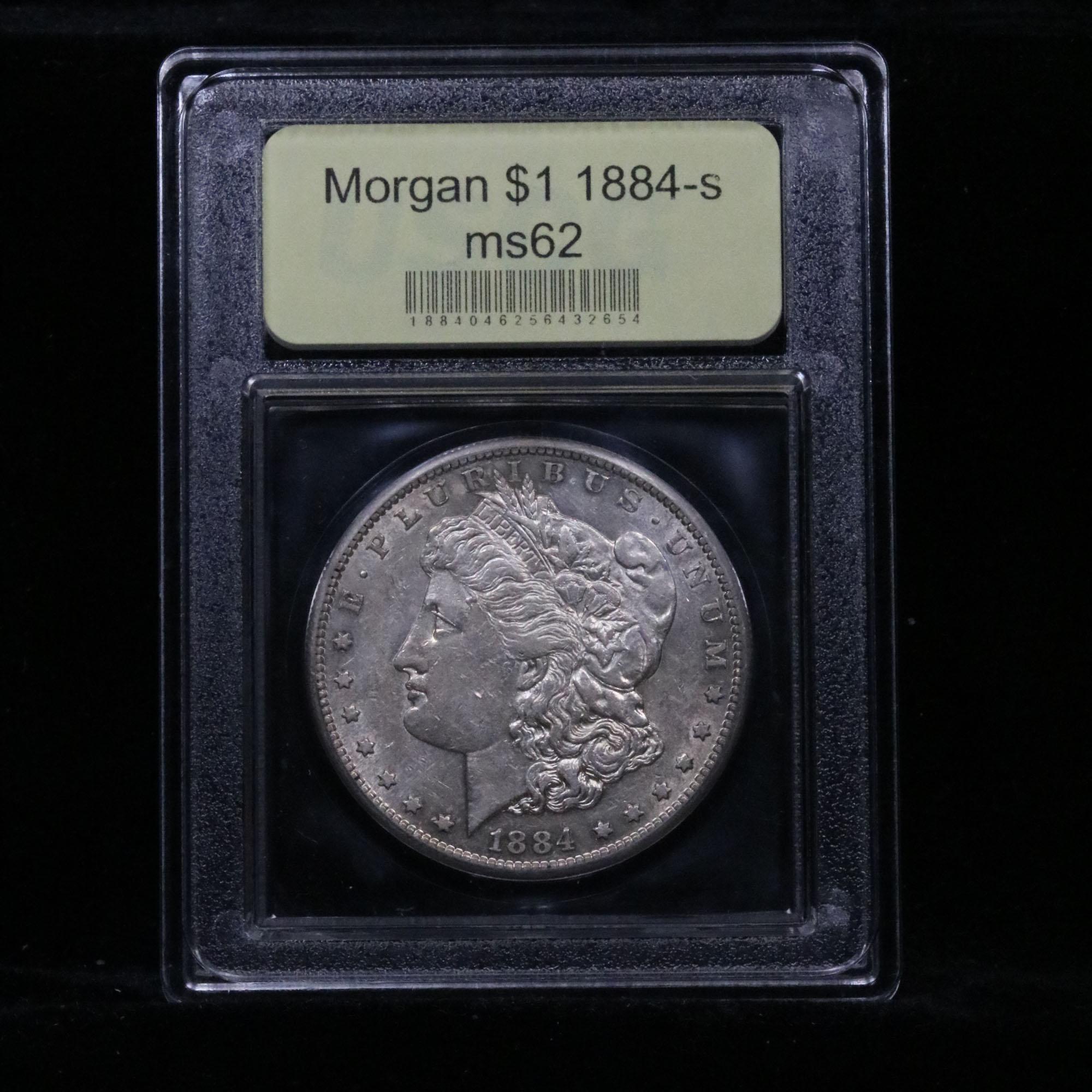 ***Auction Highlight*** 1884-s Morgan Dollar $1 Graded Select Unc by USCG (fc)